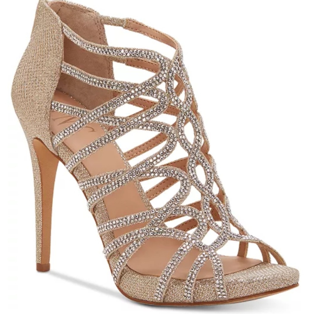 Champagne colored INC heels